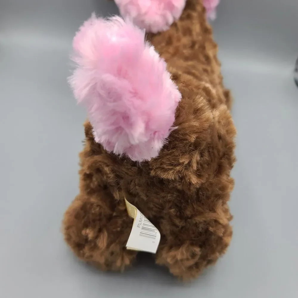 MTY Intl Dachshund Best Mom Ever Plush Stuffed Animal Pink Brown 18 Inch